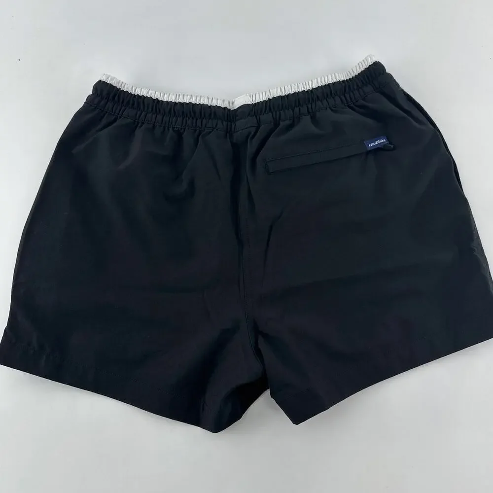 Chubbies Black The Under the Capes Lined Classic Swim Trunk Size S